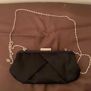 Black clutch bag